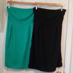 Old Navy strapless dresses size 12 EUC